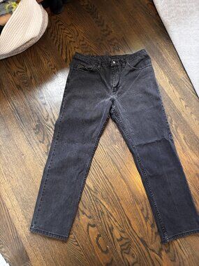 Lee 2008908 Regular Fit Straight Leg Black Jeans